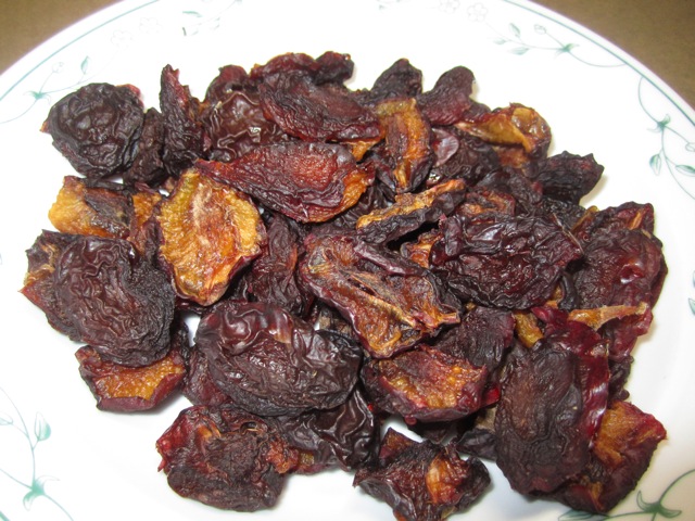 Torkade plommon